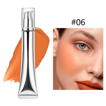 8-Shade Liquid Blush Long Lasting Blusher Face Lip Eye Tint Waterproof Private Label