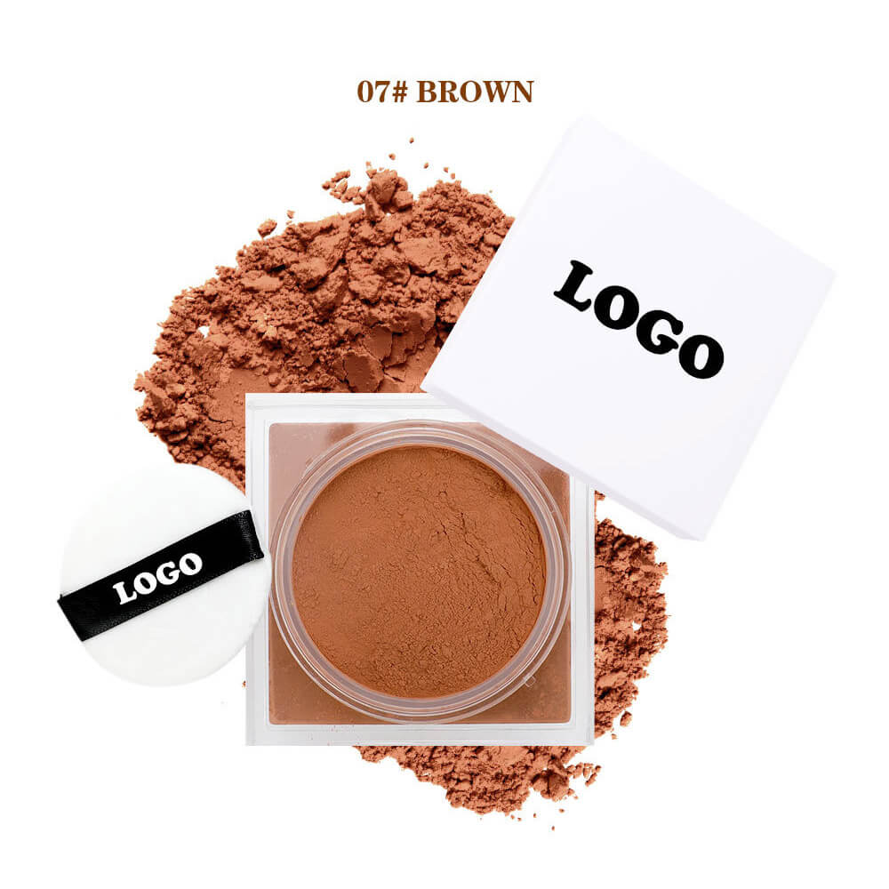14-Shade Loose Setting Powder With Puff Oil-Control Waterproof Long-Lasting