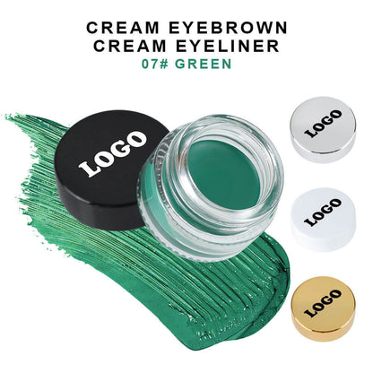 13-Color Eyeliner Gel Cream Waterproof Eyebrow Gel Long-Lasting Private Label