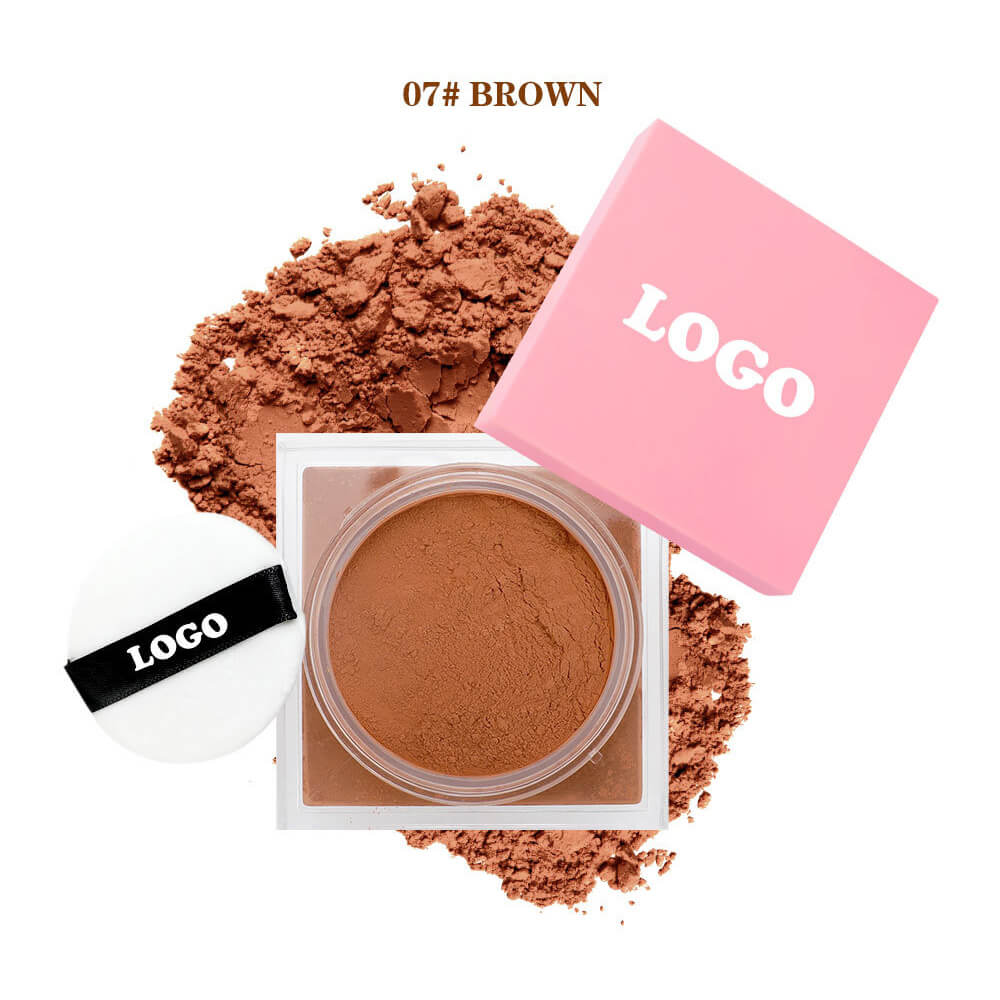 14-Shade Setting Loose Powder With Puff Long-Lasting Waterproof Oil-Control