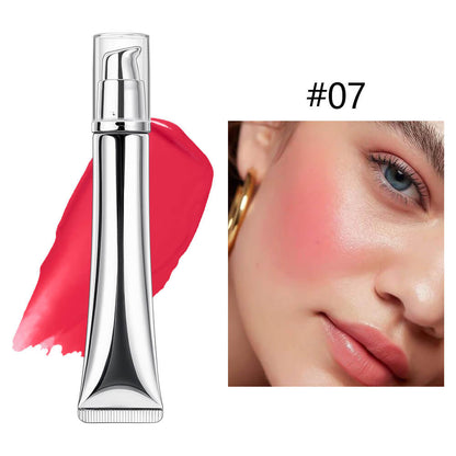 8-Shade Liquid Blush Long Lasting Blusher Face Lip Eye Tint Waterproof Private Label