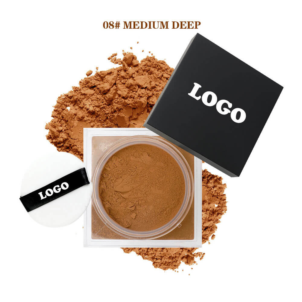 14-Shade Loose Setting Powder With Puff Oil-Control Long-Lasting Waterproof