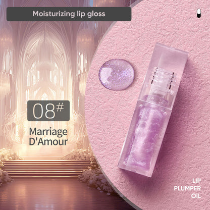 13 color lip oil clear lip gloss fruit lip plumping oil temperature changing