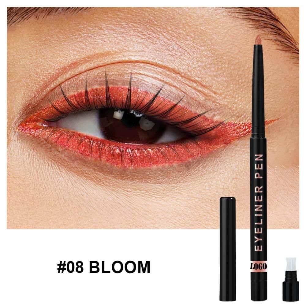 24-Color Eyeliner Gel Matte & Shimmer Waterproof High Pigmented Long-Lasting