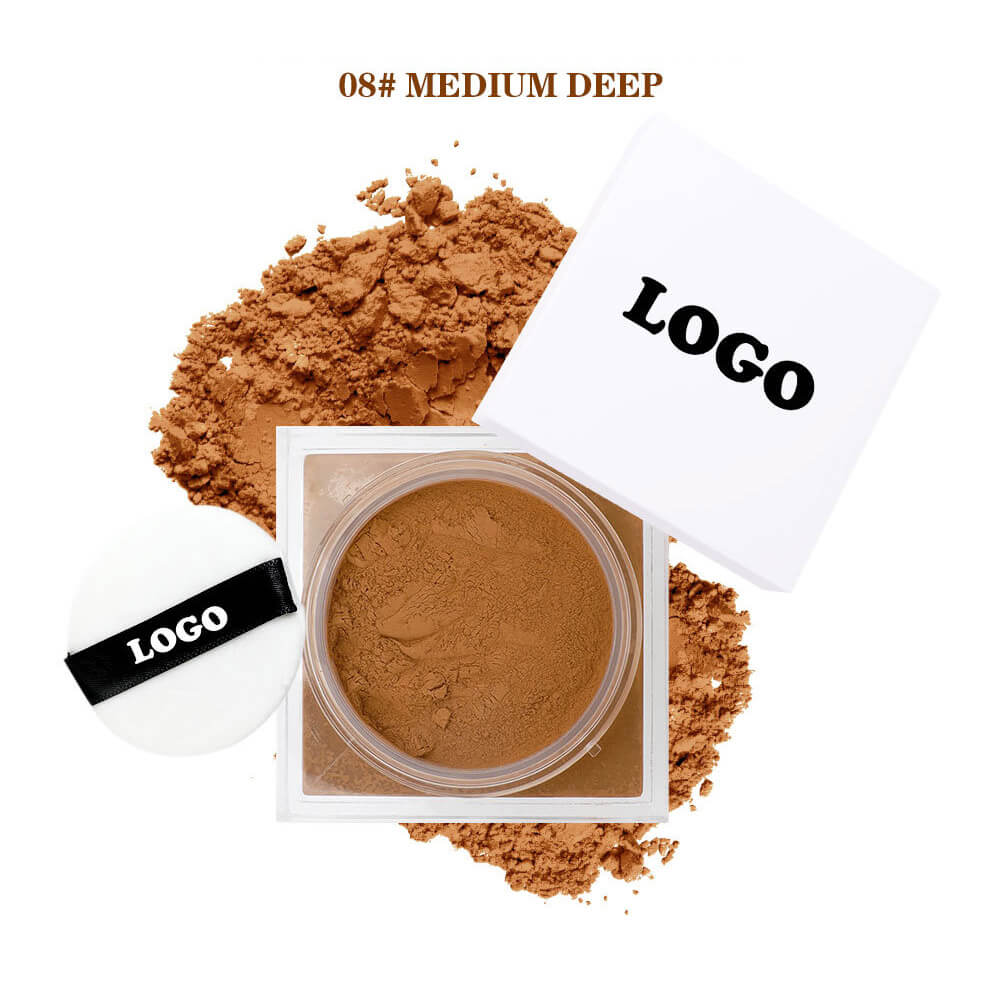 14-Shade Loose Setting Powder With Puff Oil-Control Waterproof Long-Lasting