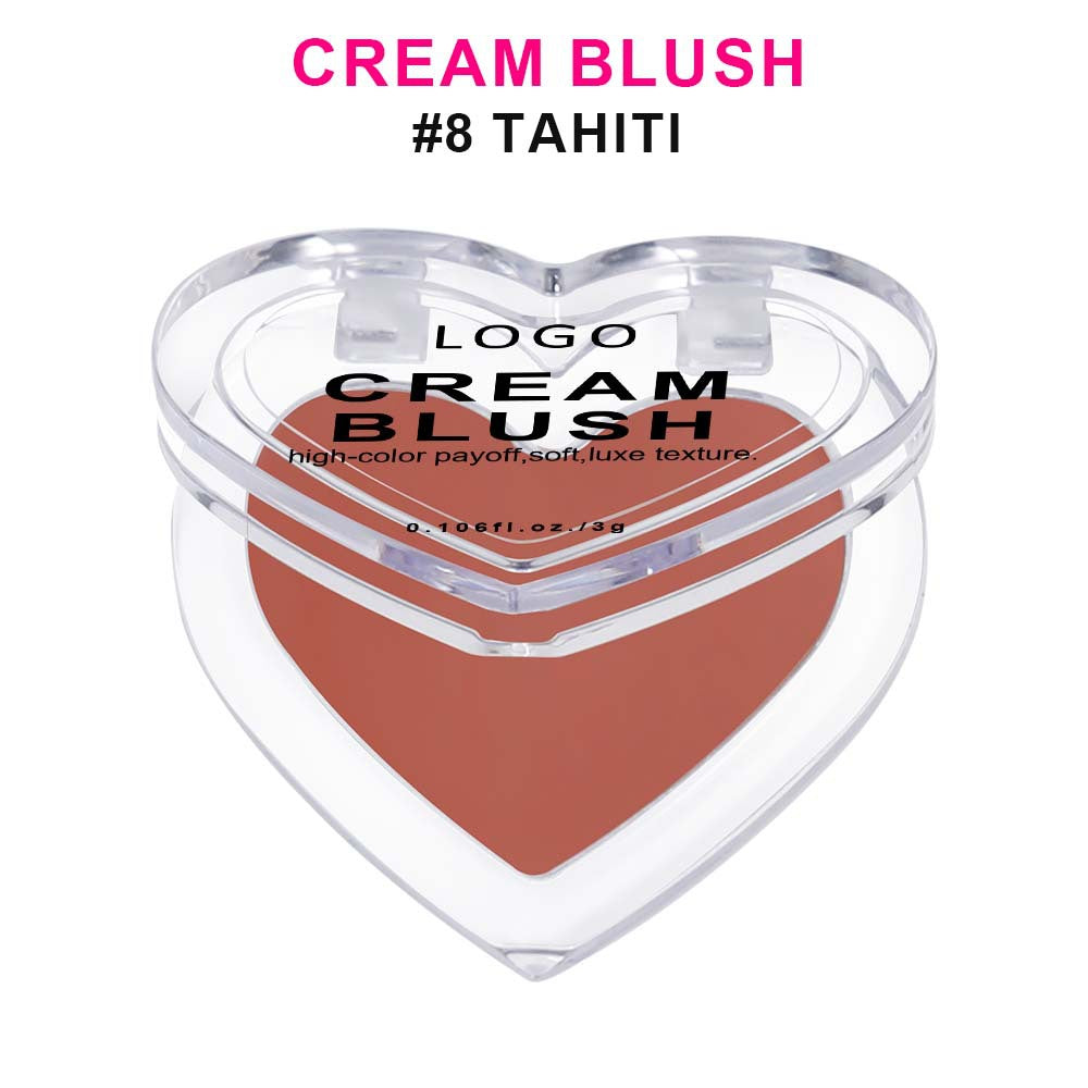 13-Color Cream Blush Palette Multi-Use Long-Lasting High-Pigment Blushes Vegan