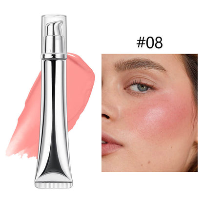 8-Shade Liquid Blush Long Lasting Blusher Face Lip Eye Tint Waterproof Private Label