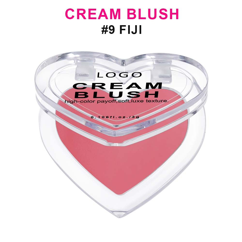 13-Color Cream Blush Palette Multi-Use Long-Lasting High-Pigment Blushes Vegan
