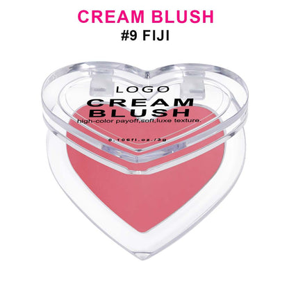 13-Color Cream Blush Palette Multi-Use Long-Lasting High-Pigment Blushes Vegan