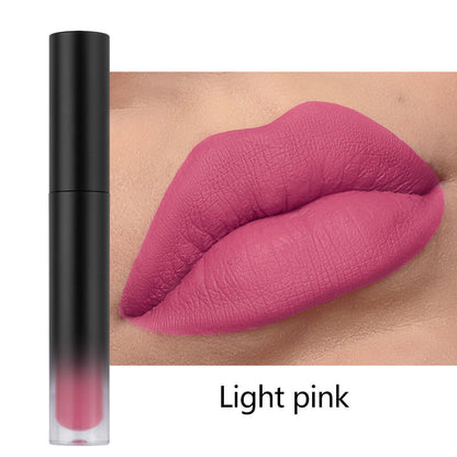 34-Color Matte Liquid Lipstick Non-Stick Transfer-Proof Long Lasting