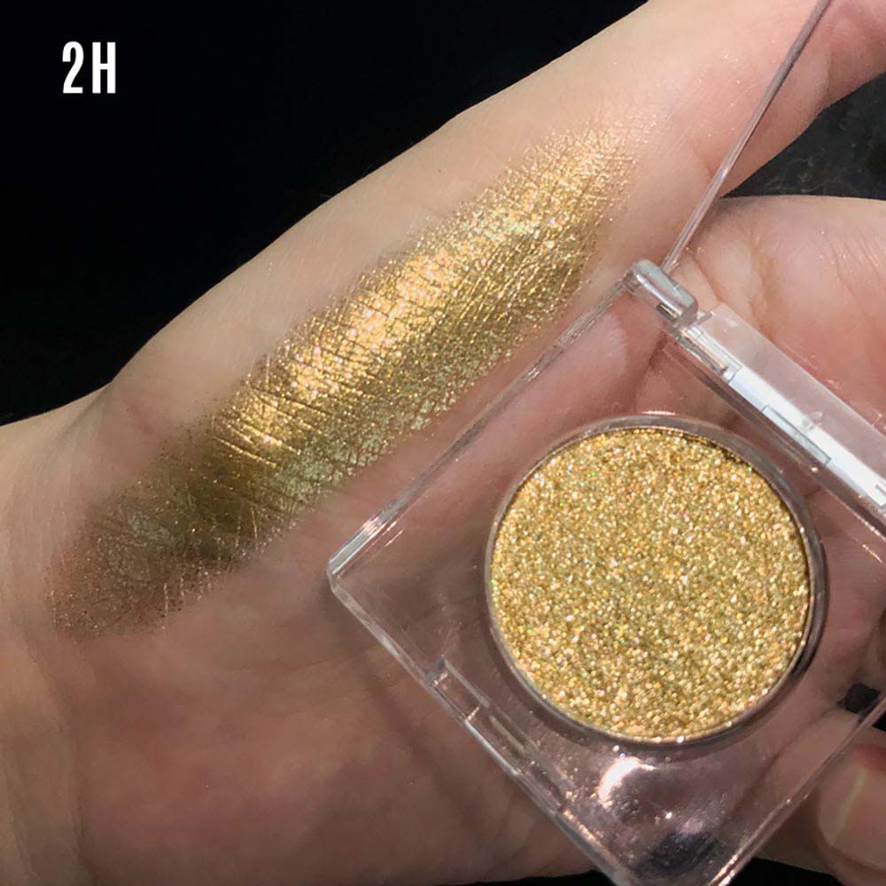 36-Color Chameleon Eyeshadow Powder Metallic Highlighter Vegan 26mm
