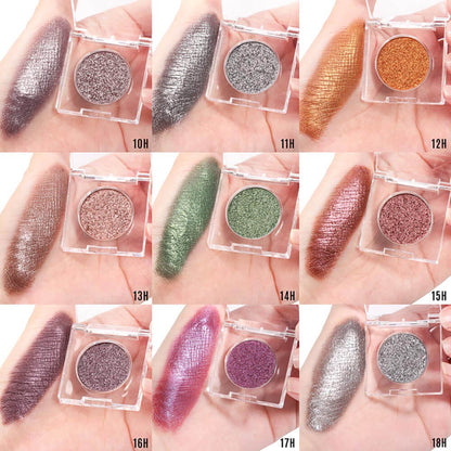36-Color Chameleon Eyeshadow Powder Metallic Highlighter Vegan 26mm