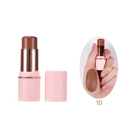 10 color concealer stick natural waterproof full coverage pink tube