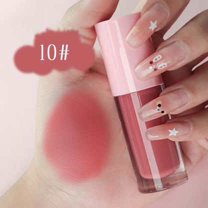 18-color Matte Liquid Lipstick Velvet Mist Lip Cream Waterproof Vegan Lip Mud
