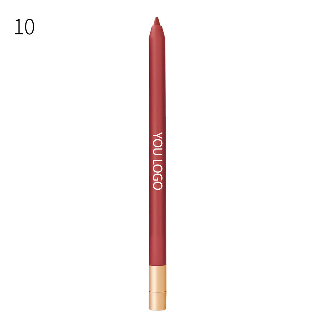 20 Color Matte Lip Liner high pigment Lip Line Pen Nude Long-Lasting Waterproof