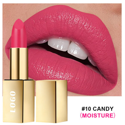 24-Color Nude Lipstick Matte Plumping Hydrating Long-Lasting Moisturizing