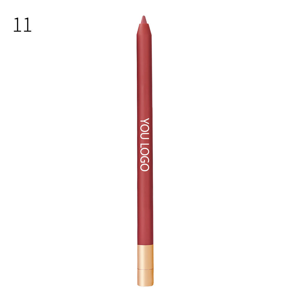 20 Color Matte Lip Liner high pigment Lip Line Pen Nude Long-Lasting Waterproof