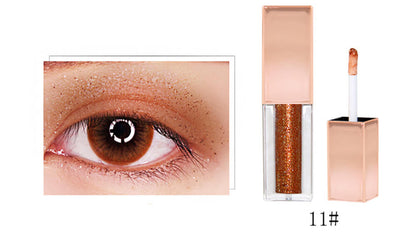 Sombra de ojos líquida de 14 colores de alto pigmento