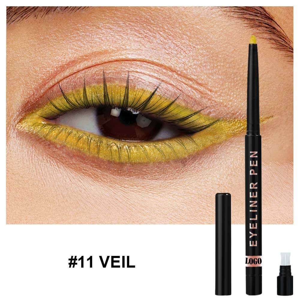 24-Color Eyeliner Gel Matte & Shimmer Waterproof High Pigmented Long-Lasting