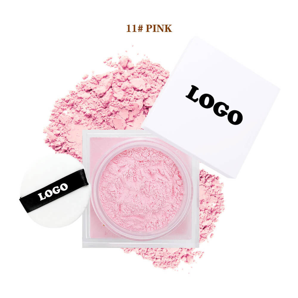 14-Shade Loose Setting Powder With Puff Oil-Control Waterproof Long-Lasting