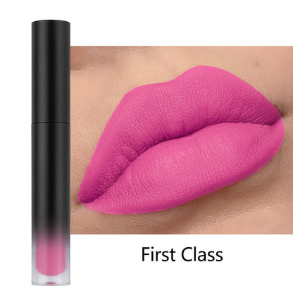 34-Color Matte Liquid Lipstick Non-Stick Transfer-Proof Long Lasting