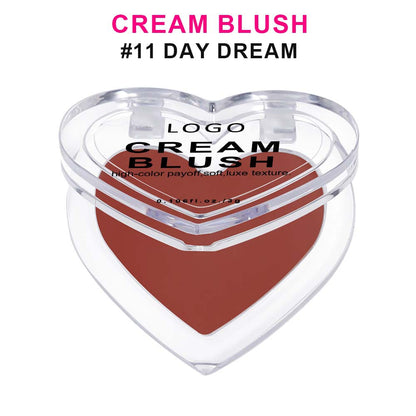 13-Color Cream Blush Palette Multi-Use Long-Lasting High-Pigment Blushes Vegan