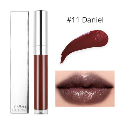 20 Color High Shine Lip Gloss Nude Lip Glaze High Pigmented Plumping Vegan