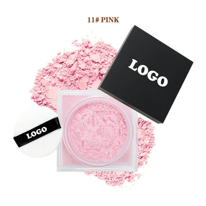 14-Shade Loose Setting Powder With Puff Oil-Control Long-Lasting Waterproof