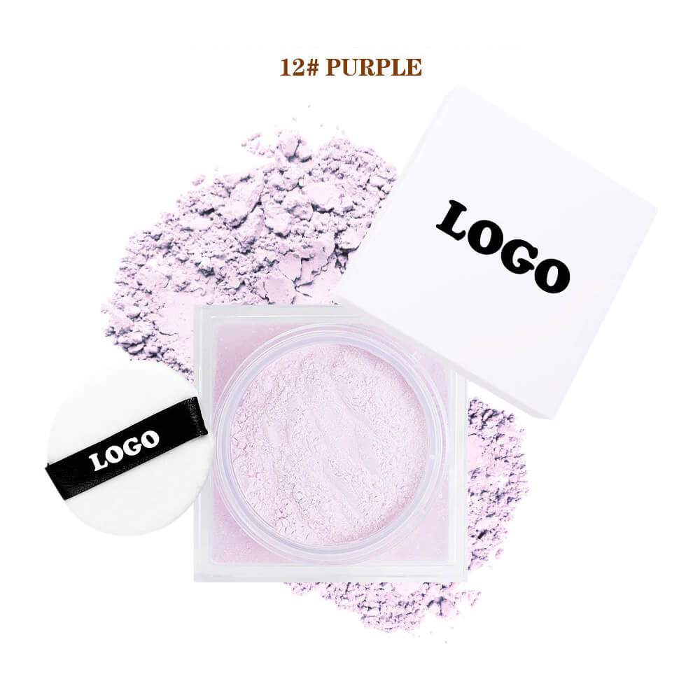14-Shade Loose Setting Powder With Puff Oil-Control Waterproof Long-Lasting