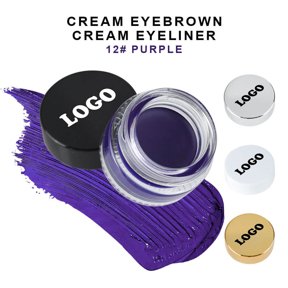 13-Color Eyeliner Gel Cream Waterproof Eyebrow Gel Long-Lasting Private Label