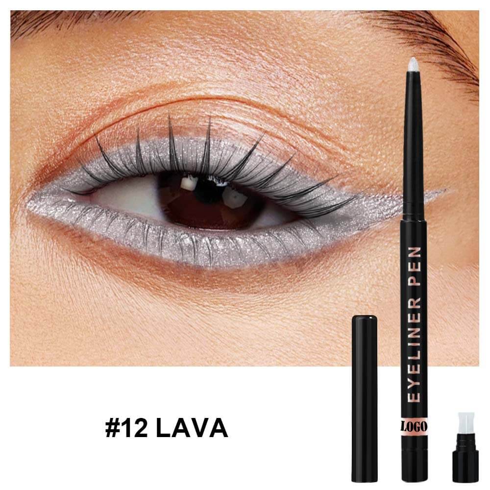 24-Color Eyeliner Gel Matte & Shimmer Waterproof High Pigmented Long-Lasting