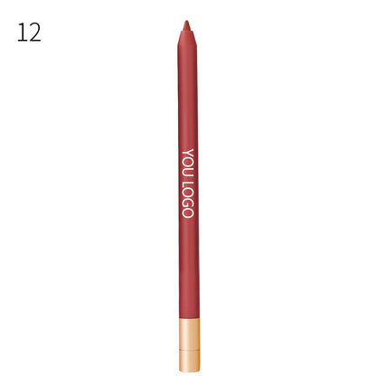 20 Color Matte Lip Liner high pigment Lip Line Pen Nude Long-Lasting Waterproof