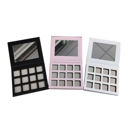 12 color DIY eyeshadow palette square color 22mm high pigmented waterproof