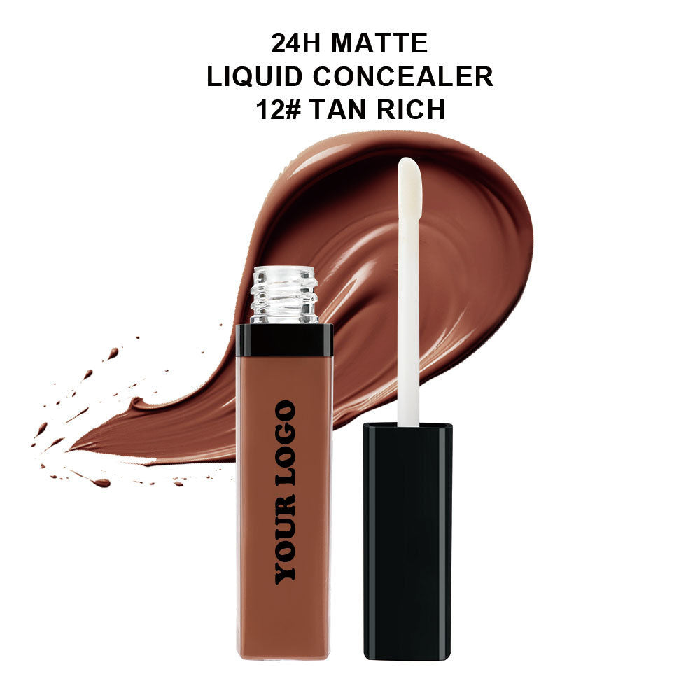 22-Shade Liquid Concealer Full Coverage Acne Marks Spots Dark Circles Tattoo
