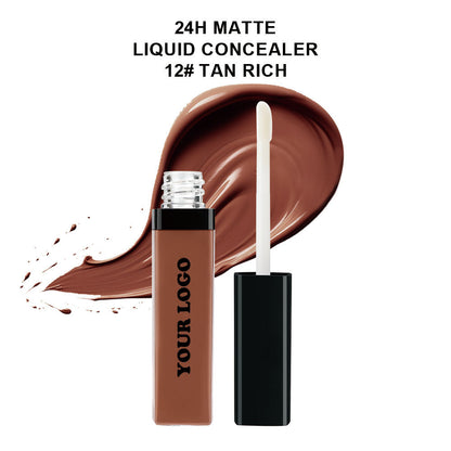 22-Shade Liquid Concealer Full Coverage Acne Marks Spots Dark Circles Tattoo