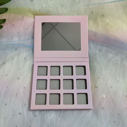 12 color DIY eyeshadow palette square color 22mm high pigmented waterproof