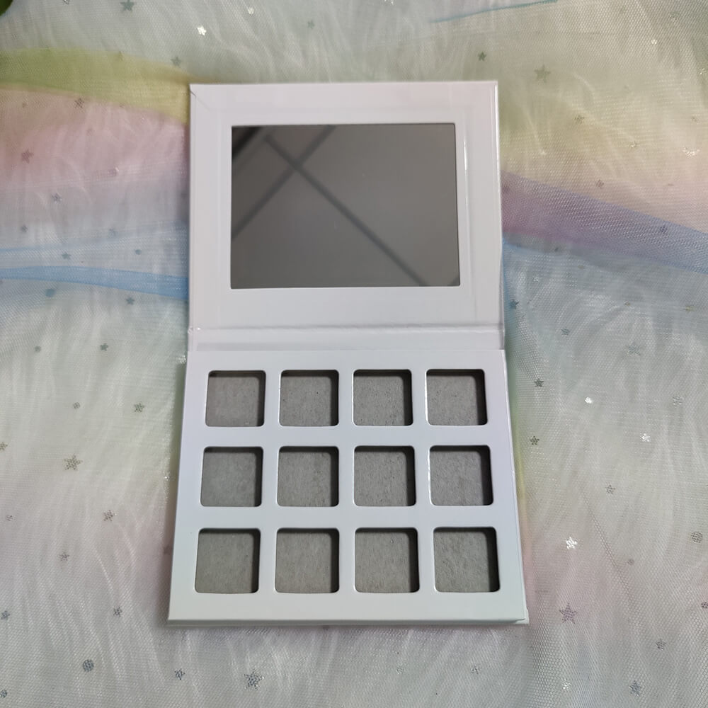 12 color DIY eyeshadow palette square color 22mm high pigmented waterproof