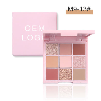 9 Color Dopamine Diy Eyeshadow Palette High Pigmented Long Lasting Waterproof