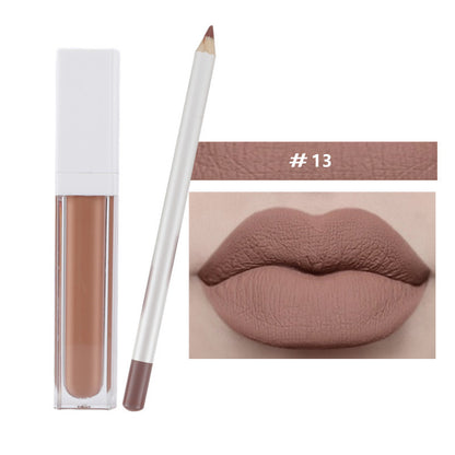 21 Color Liquid Lipstick & Lip Liner Set Matte Waterproof Long Lasting Vegan