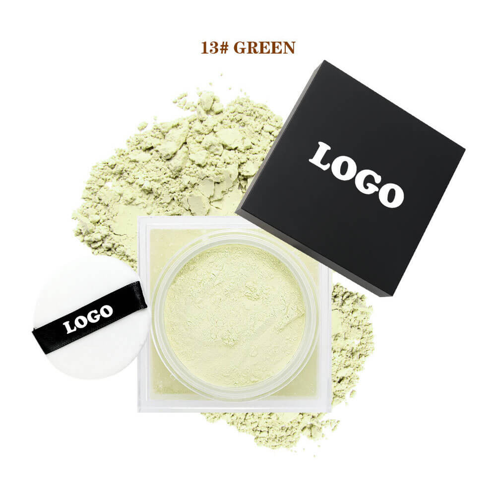 14-Shade Loose Setting Powder With Puff Oil-Control Long-Lasting Waterproof