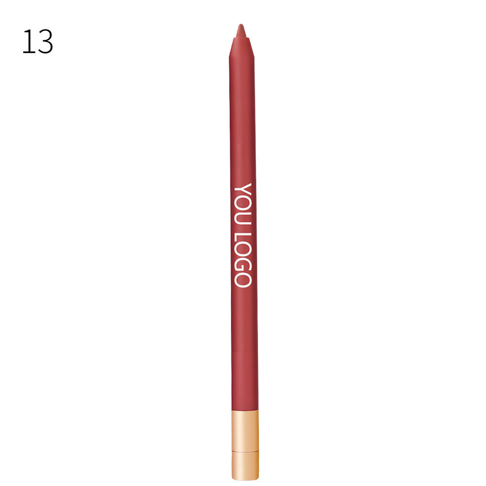 20 Color Matte Lip Liner high pigment Lip Line Pen Nude Long-Lasting Waterproof