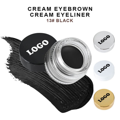 13-Color Eyeliner Gel Cream Waterproof Eyebrow Gel Long-Lasting Private Label