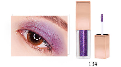 Sombra de ojos líquida de 14 colores de alto pigmento