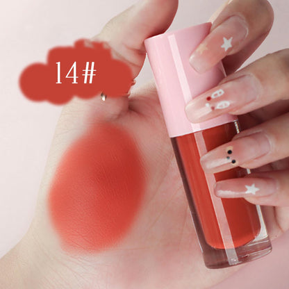 18-color Matte Liquid Lipstick Velvet Mist Lip Cream Waterproof Vegan Lip Mud