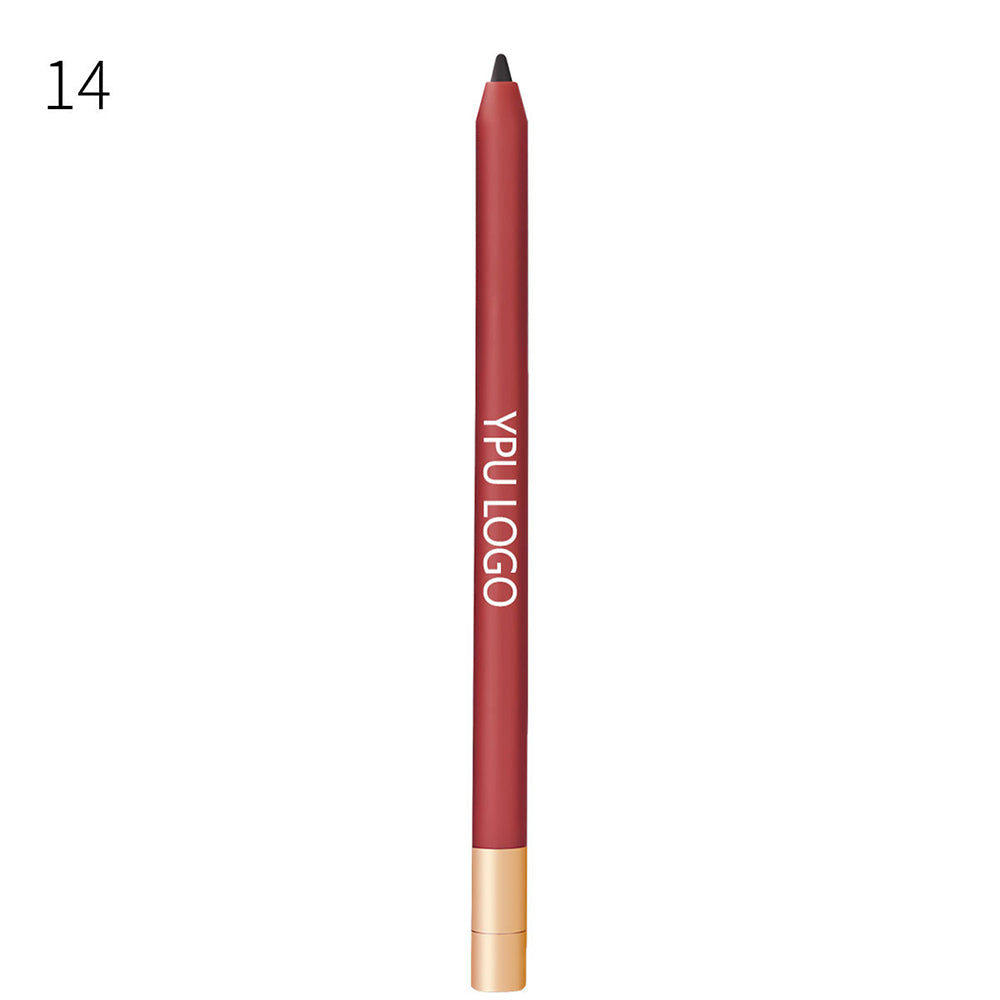 20 Color Matte Lip Liner high pigment Lip Line Pen Nude Long-Lasting Waterproof