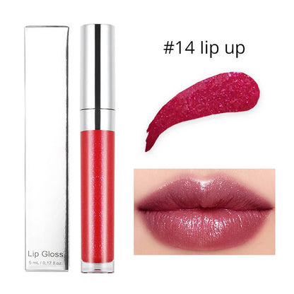 20 Color High Shine Lip Gloss Nude Lip Glaze High Pigmented Plumping Vegan