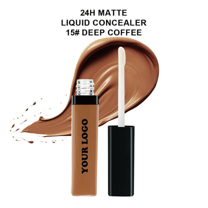 22-Shade Liquid Concealer Full Coverage Acne Marks Spots Dark Circles Tattoo