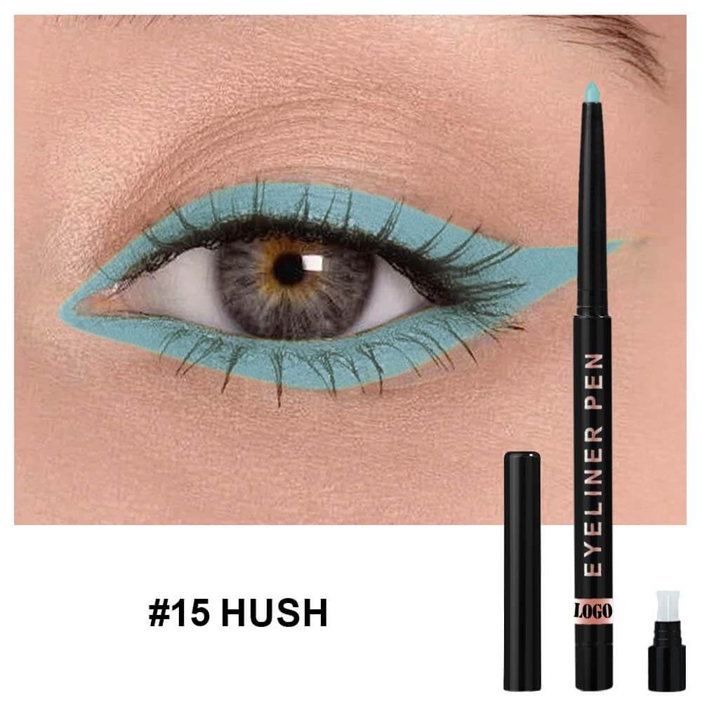 24-Color Eyeliner Gel Matte & Shimmer Waterproof High Pigmented Long-Lasting