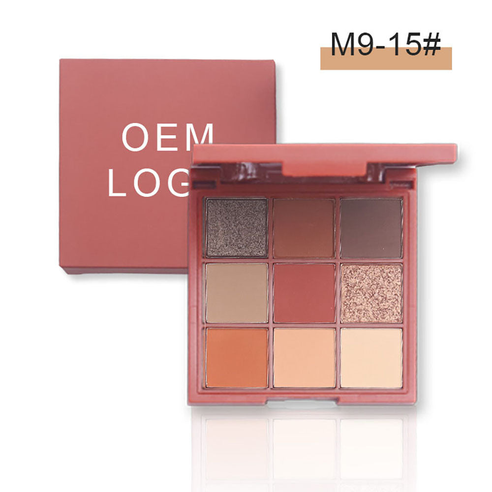 9 Color Dopamine Diy Eyeshadow Palette High Pigmented Long Lasting Waterproof