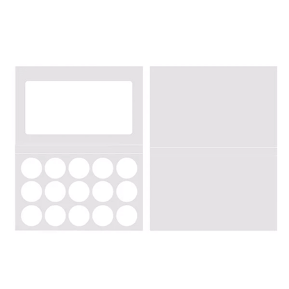 15 color DIY eyeshadow palette 26mm long lasting vegan multi-color